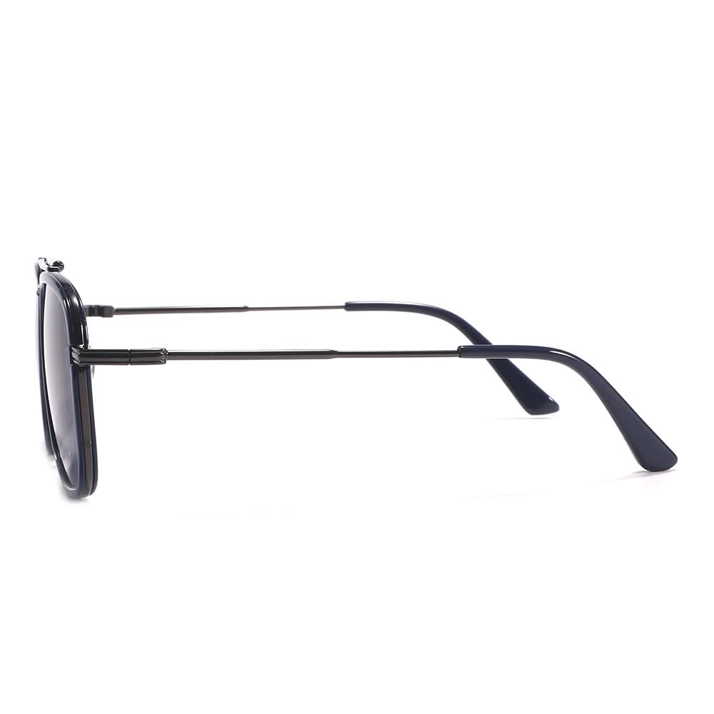 Dollger Square Aviator Black Sunglasses