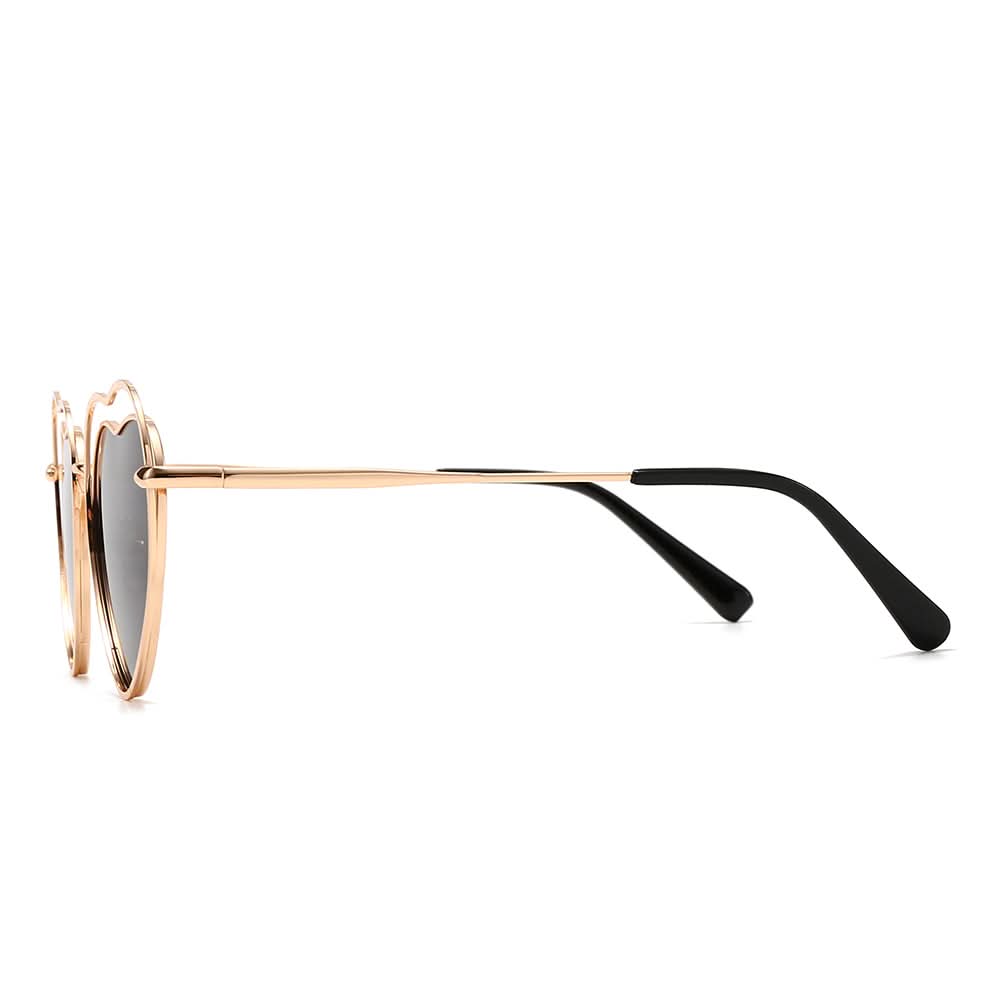 Dollger Heart Shape Chic Tinted Sunglasses