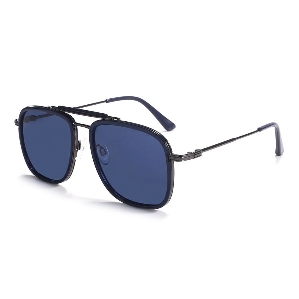 Dollger Square Aviator Black Sunglasses