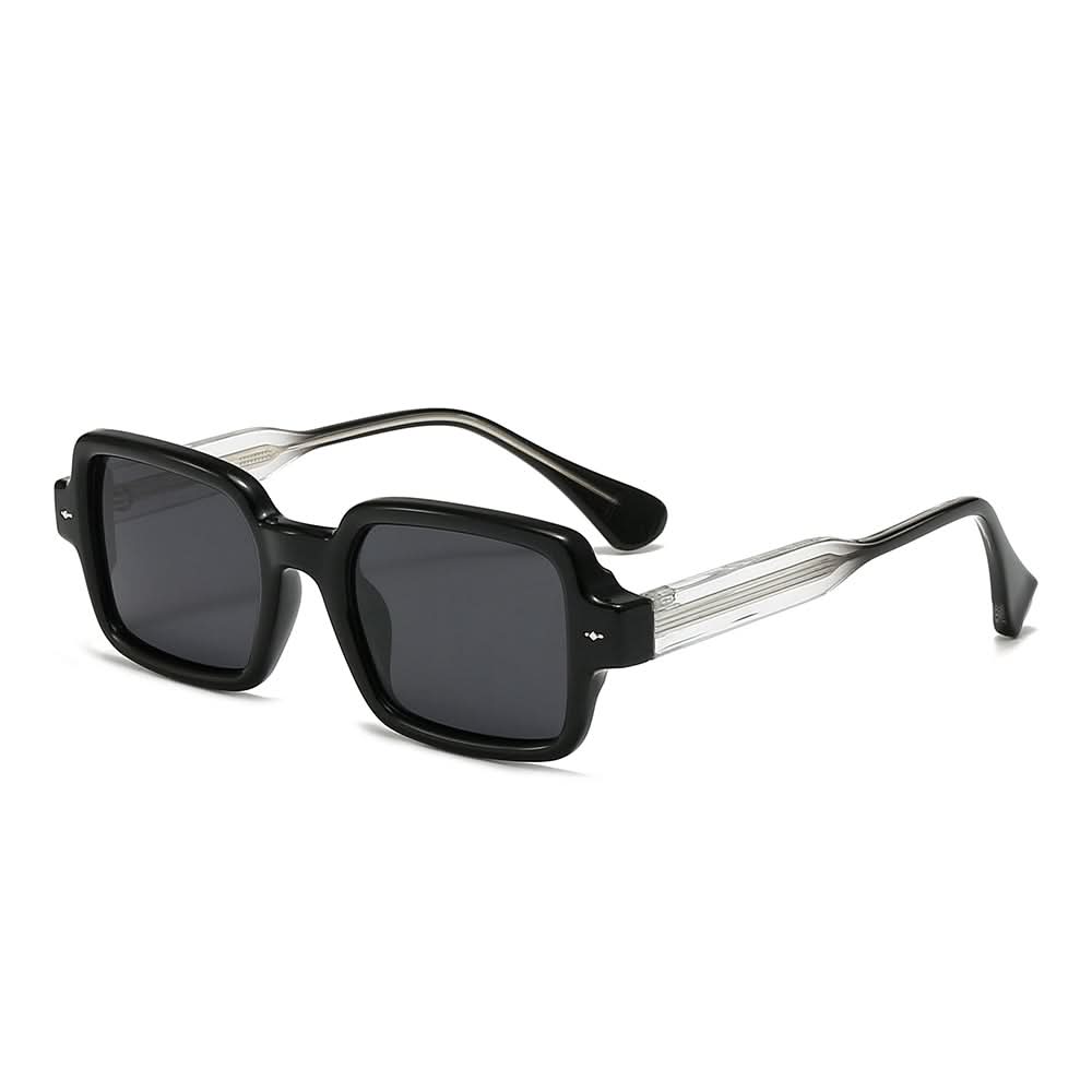 Dollger Square 90s Retro Clear Sunglasses