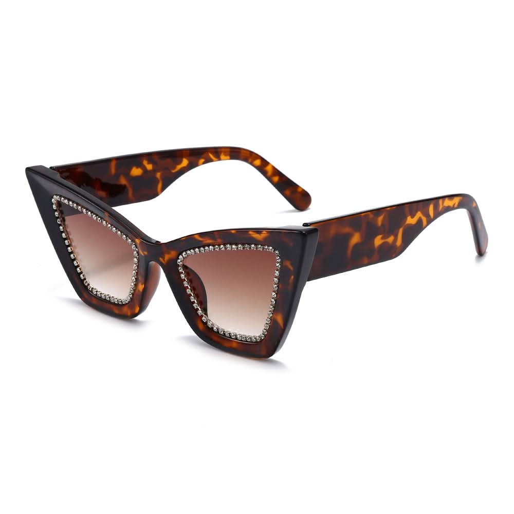 Dollger Retro-Vintage Lightweight Cat-Eye Tinted Sunglasses