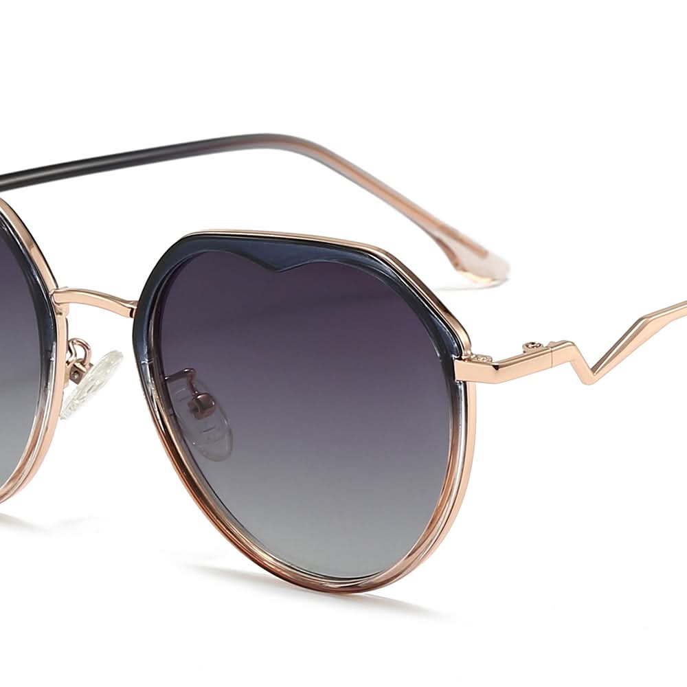 Dollger Gradient Lens  Round Sunglasses