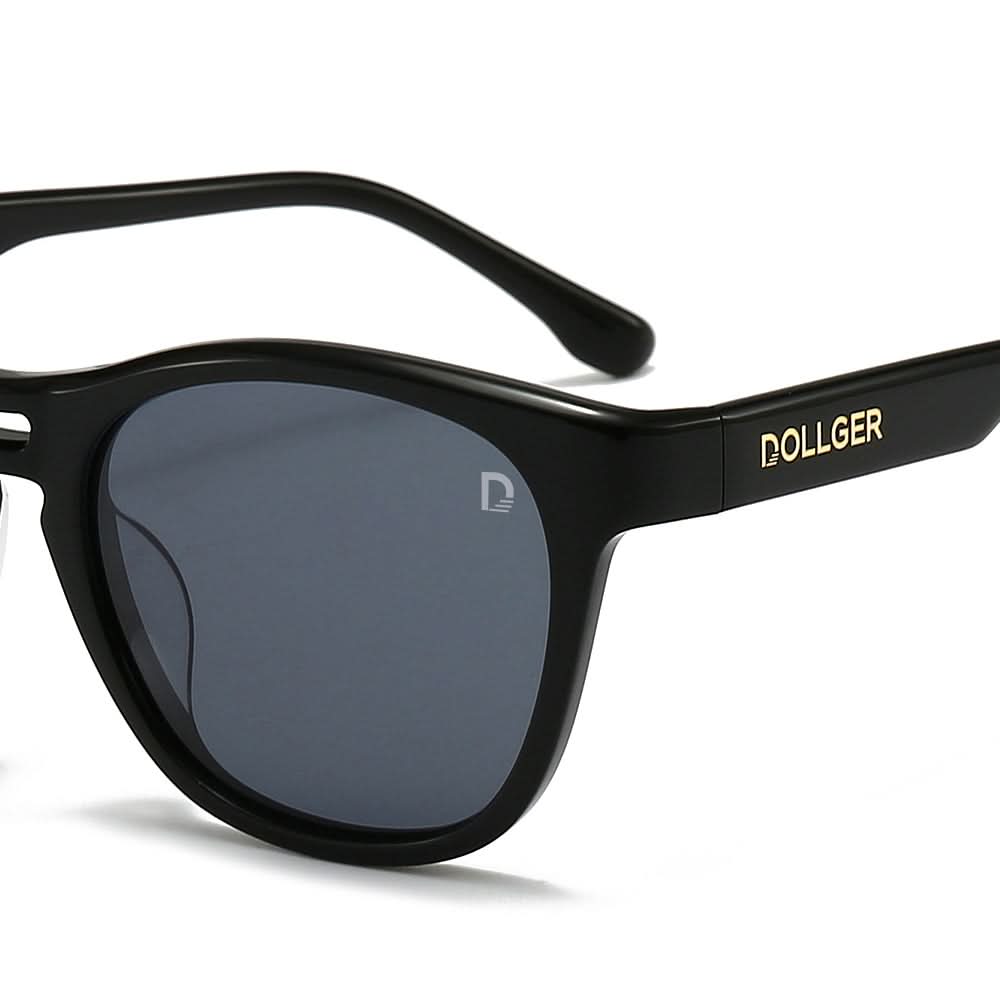 Dollger New Double Brow Bar Design Round Sunglasses