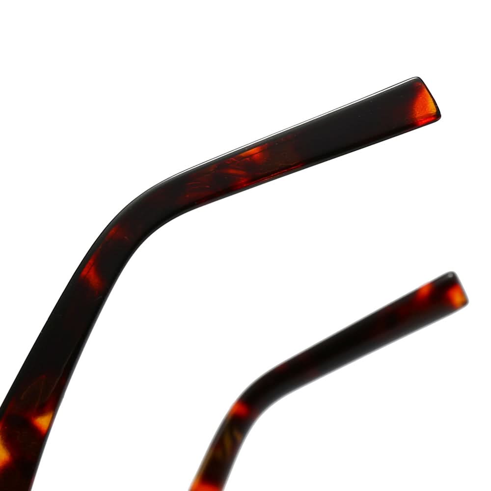 Dollger Thick Geek-Chic Geometric Tinted Sunglasses