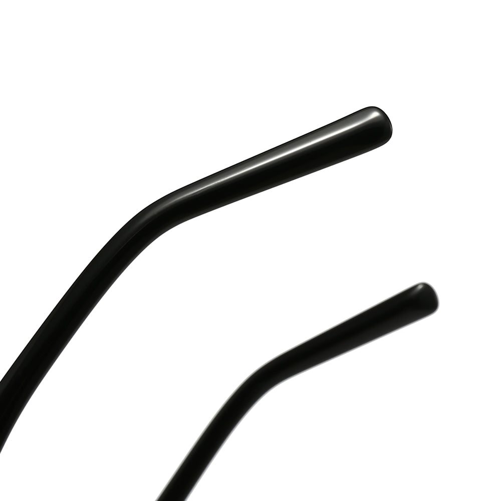 Dollger Black Retro-Vintage Round Tinted Sunglasses