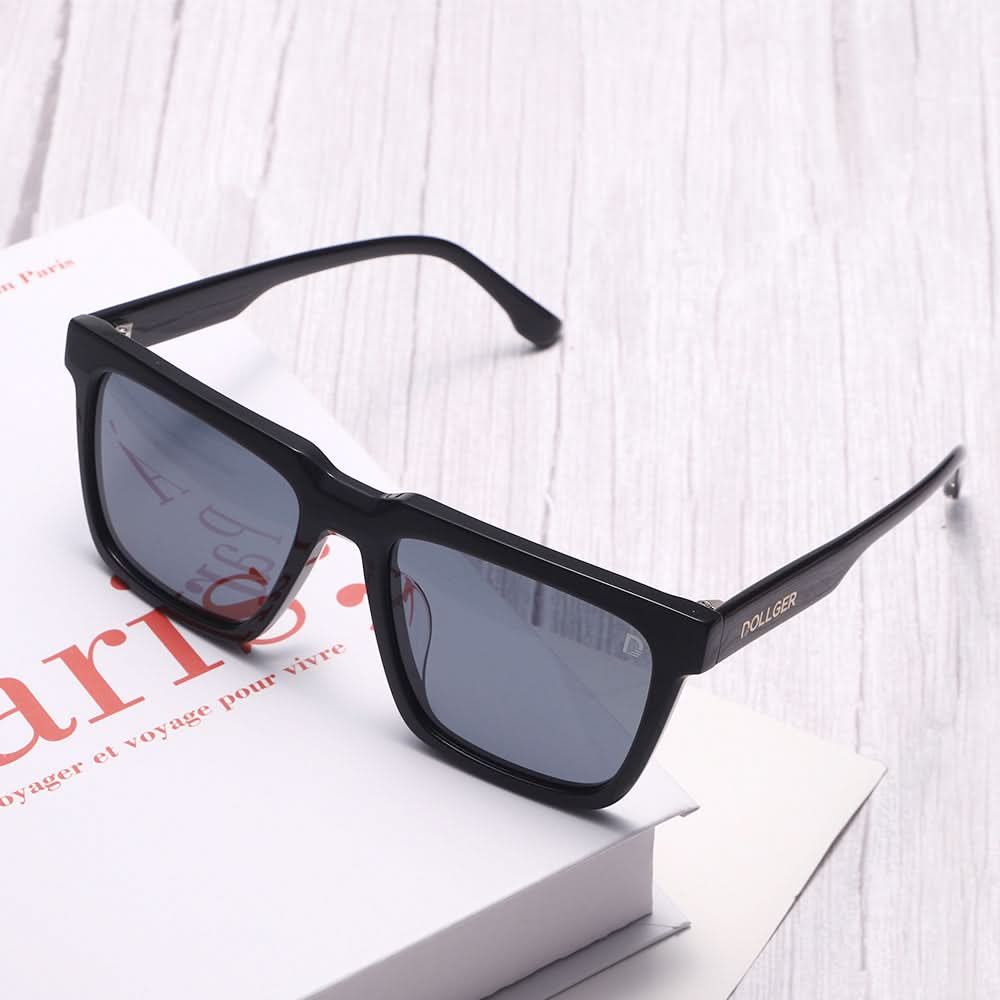 Dollger Square  Hipster Acetate Square Tinted Sunglasses