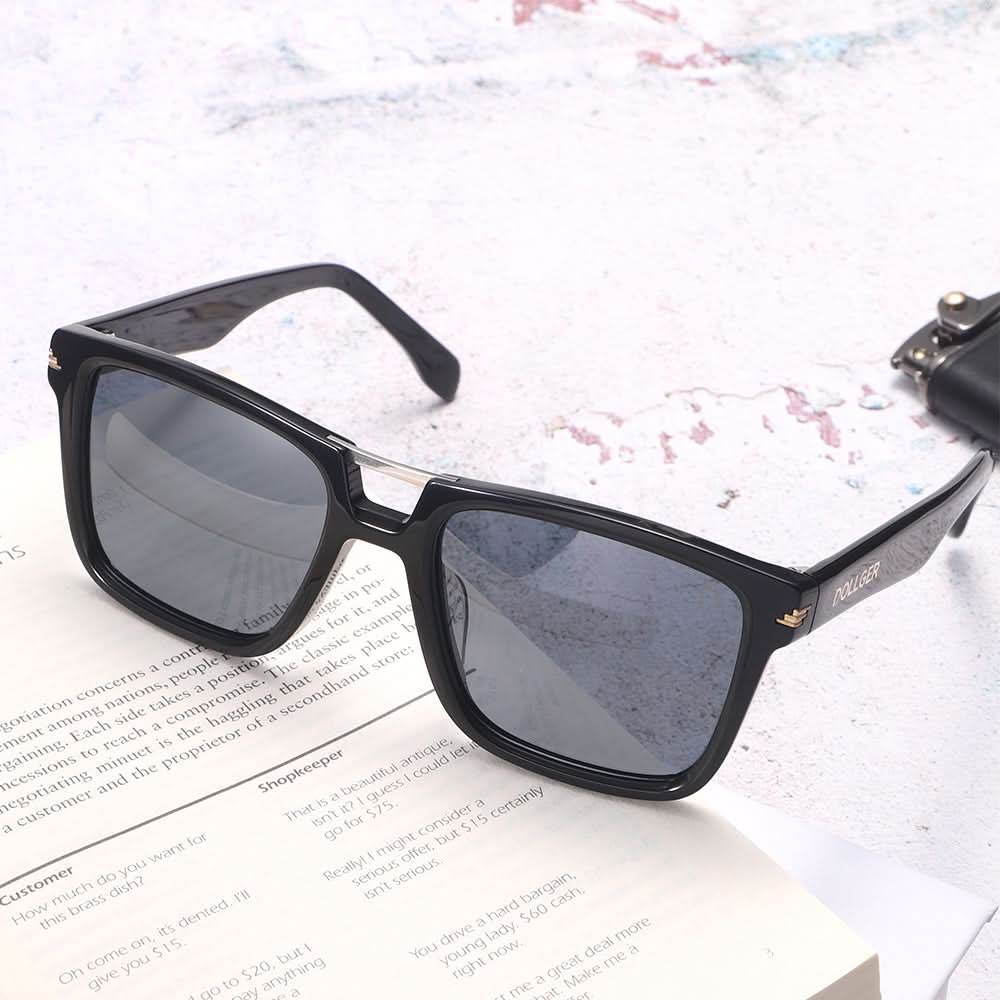 Dollger Square Aviator Tinted Sunglasses