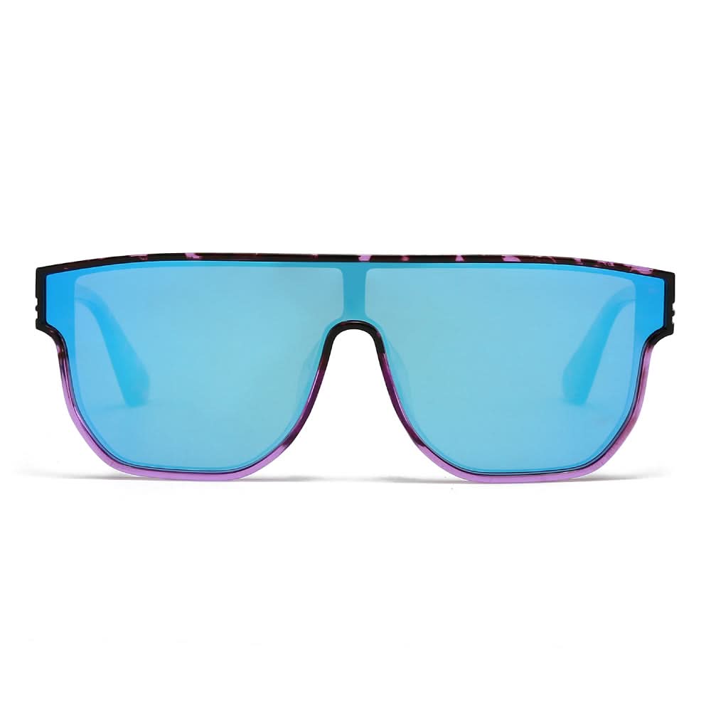 Dollger aviator sunglasses with glossy lenses