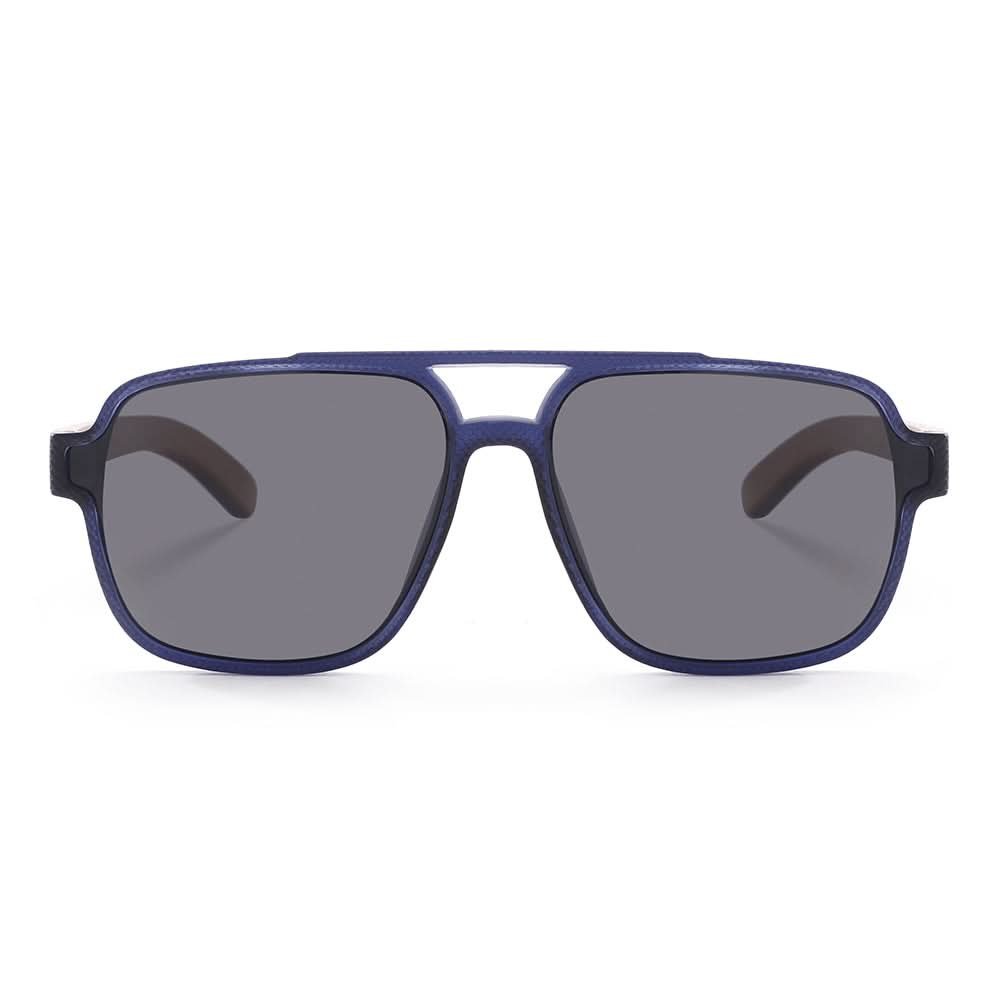 Dollger Black Oversized Aviator Sunglasses