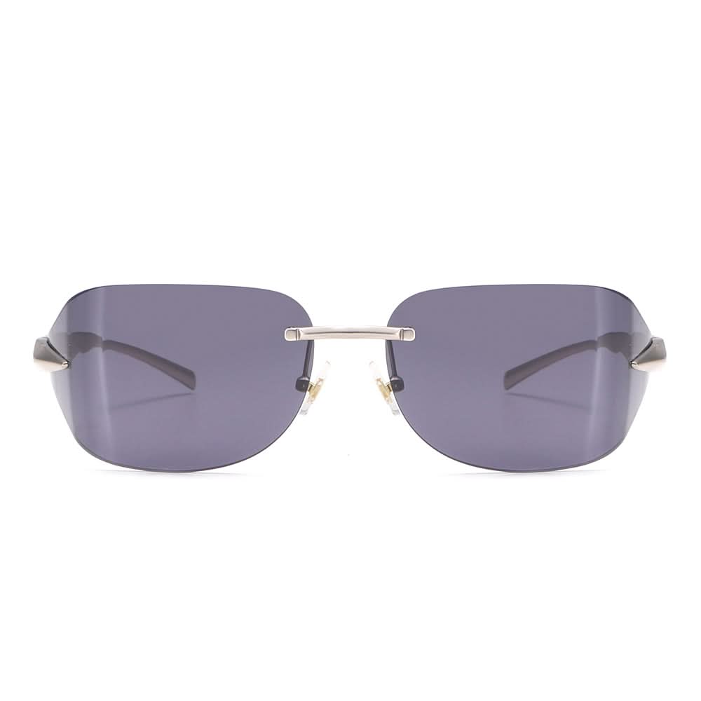 Dollger Rectangle Rimless Tinted Sunglasses