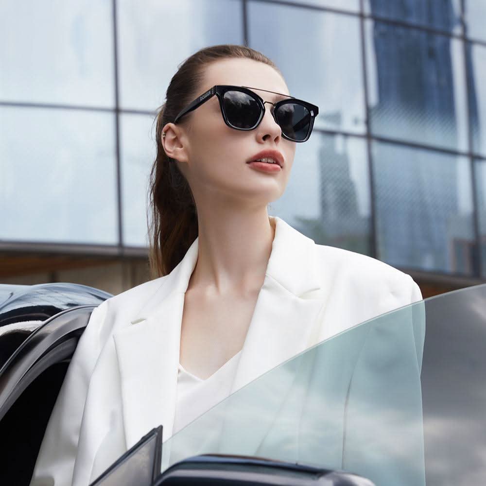 Dollger Trendy Square Polarized Vintage Sunglasses