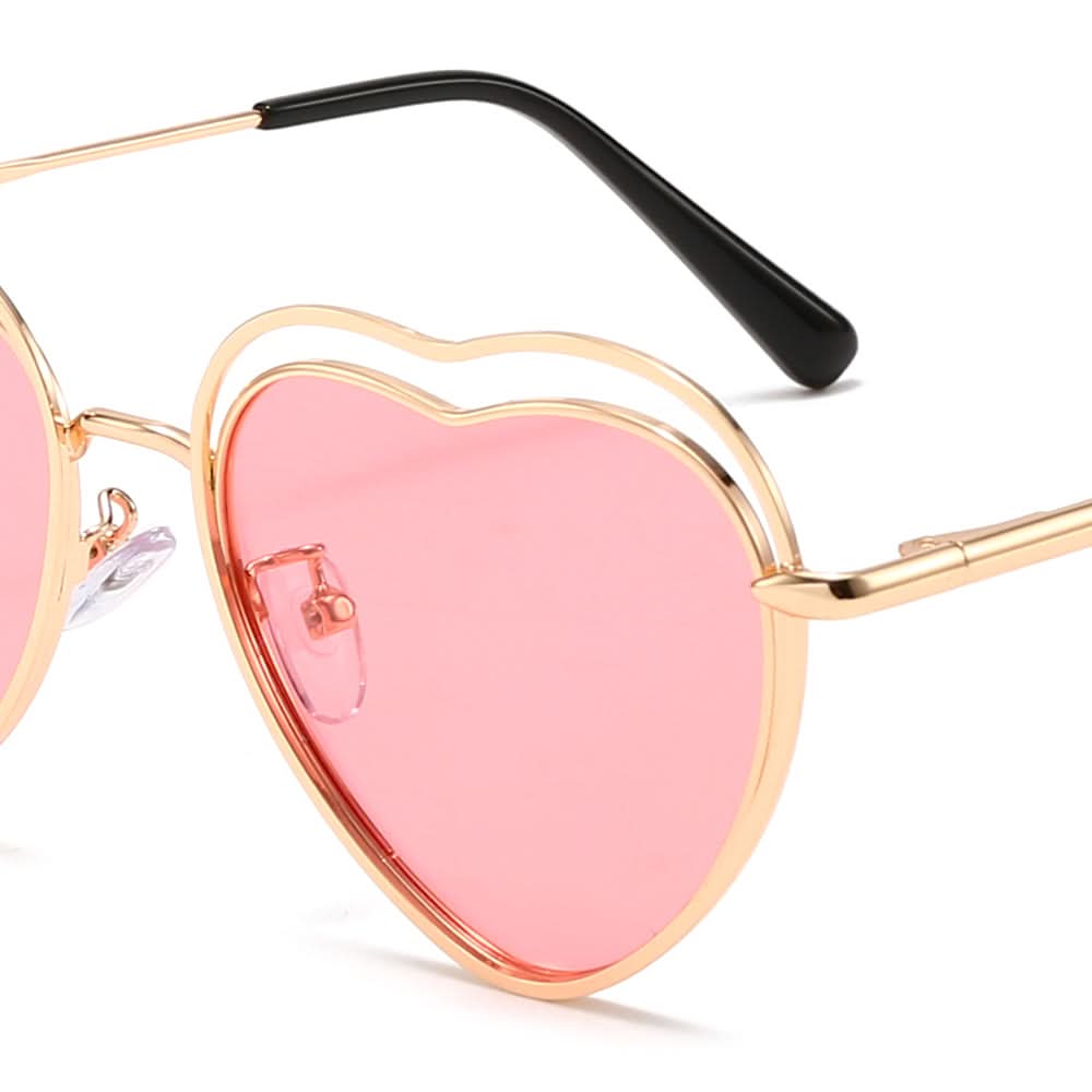 Dollger Heart Shape Chic Tinted Sunglasses