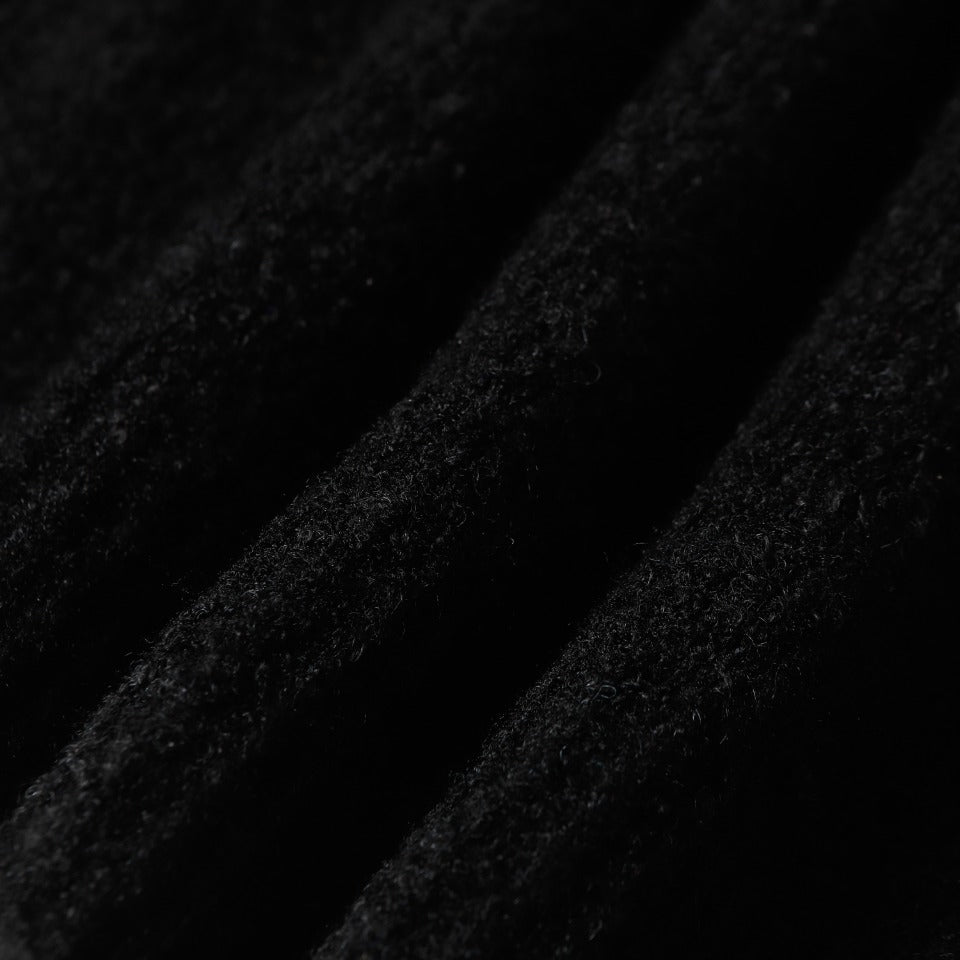 Retro atmosphere round neck autumn and winter loose and lazy feeling thick unisex sweater M813-Black