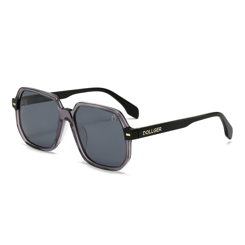 Dollger Hipster Square Full-Rim Sunglasses