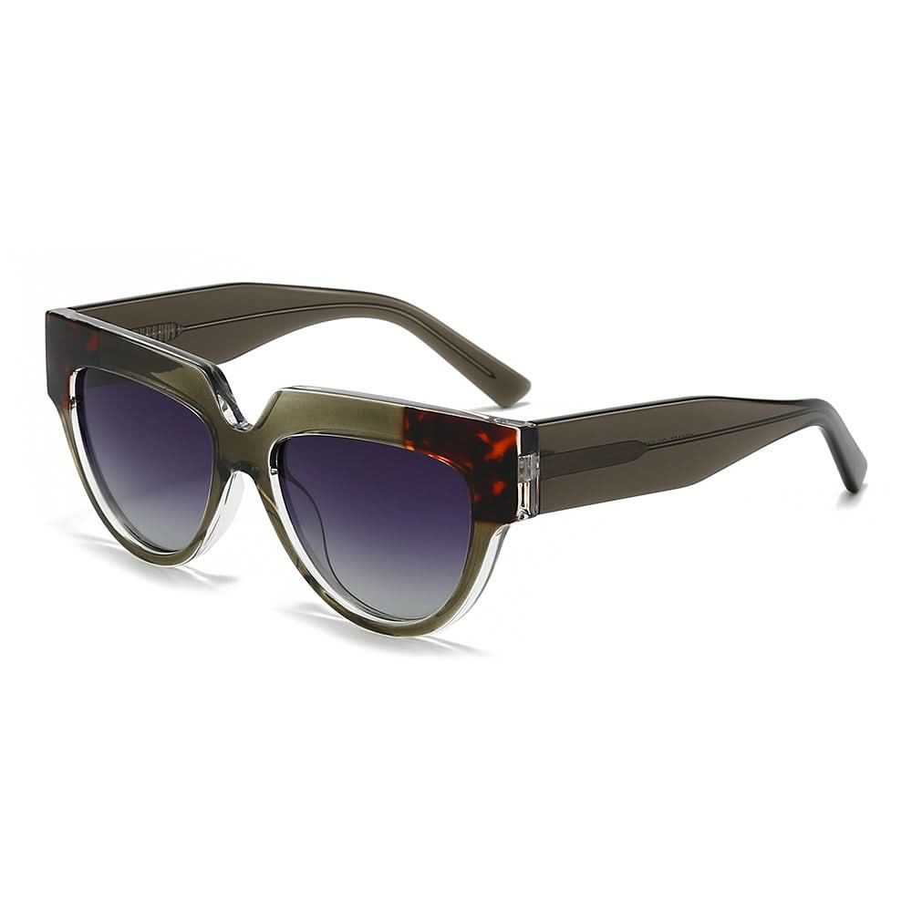 Dollger Low Bridge Fit Geometric Tinted Sunglasses