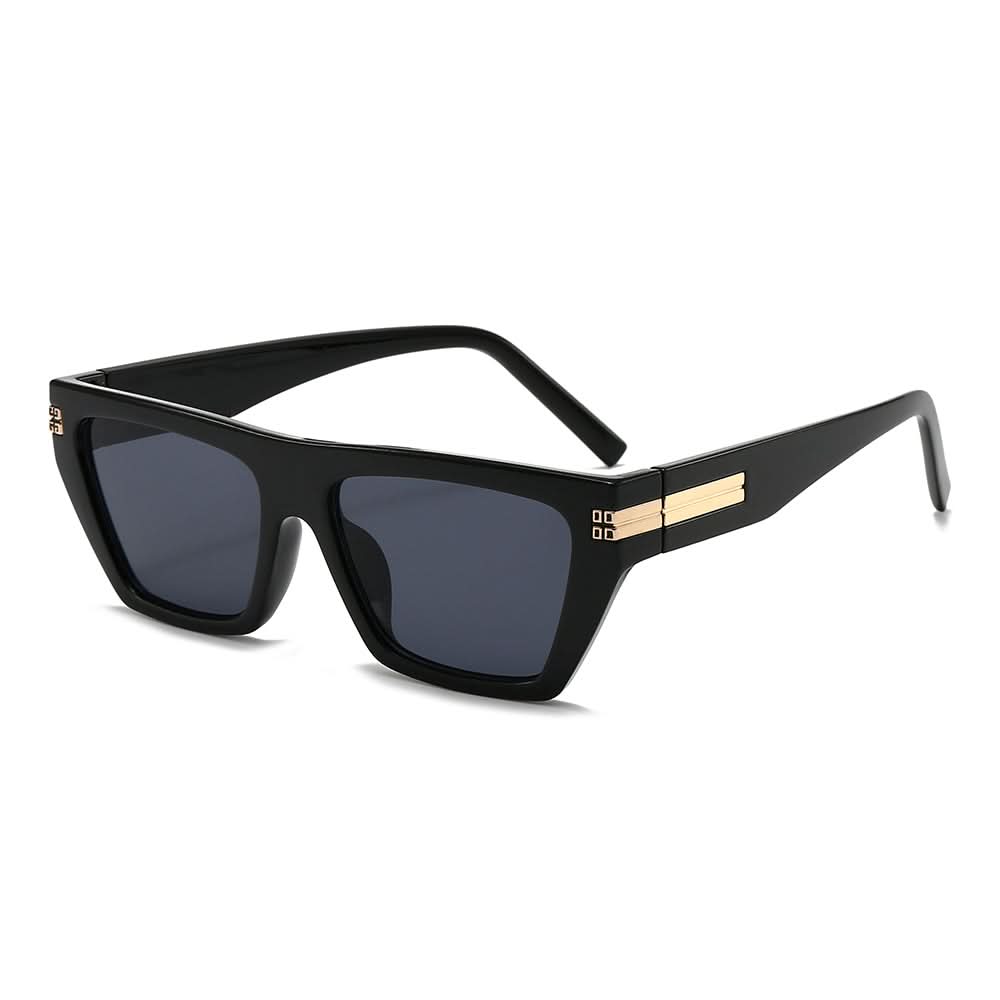 Dollger Thick Geek-Chic Geometric Tinted Sunglasses