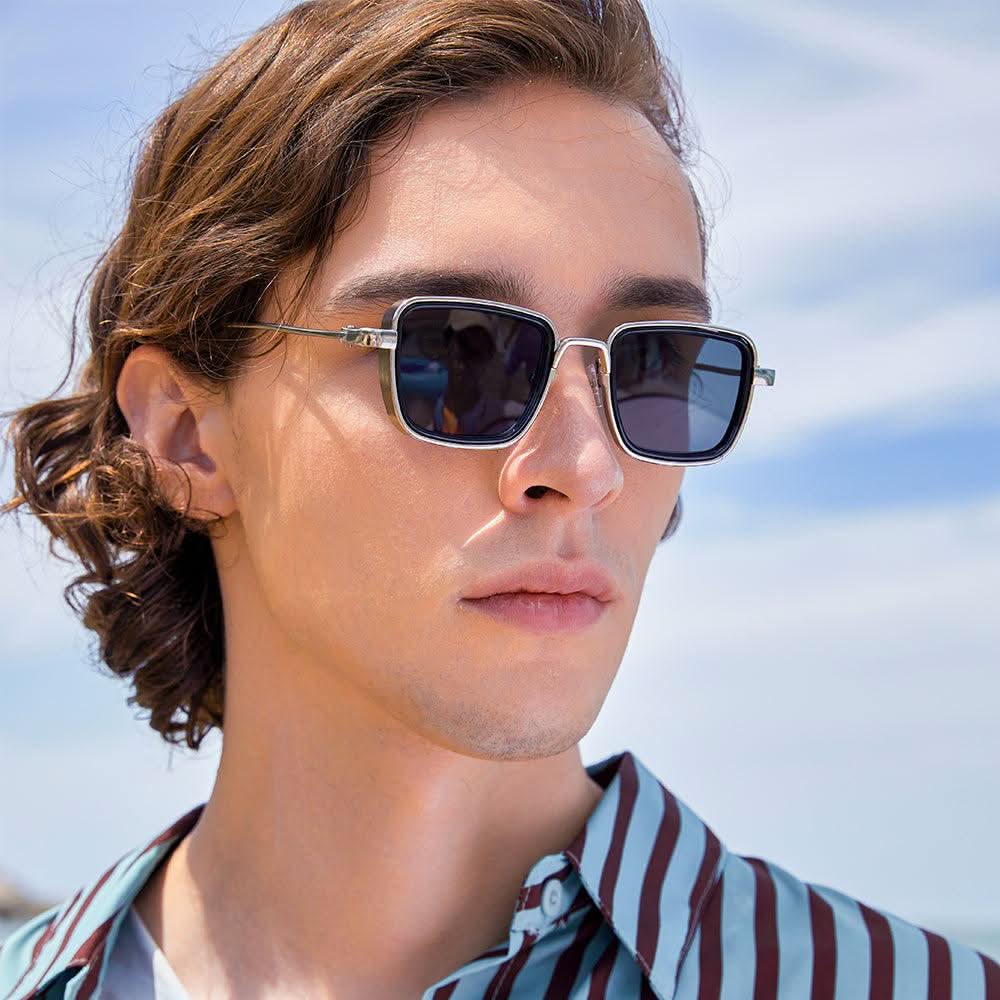 Dollger Metal Square Frame Sunglasses