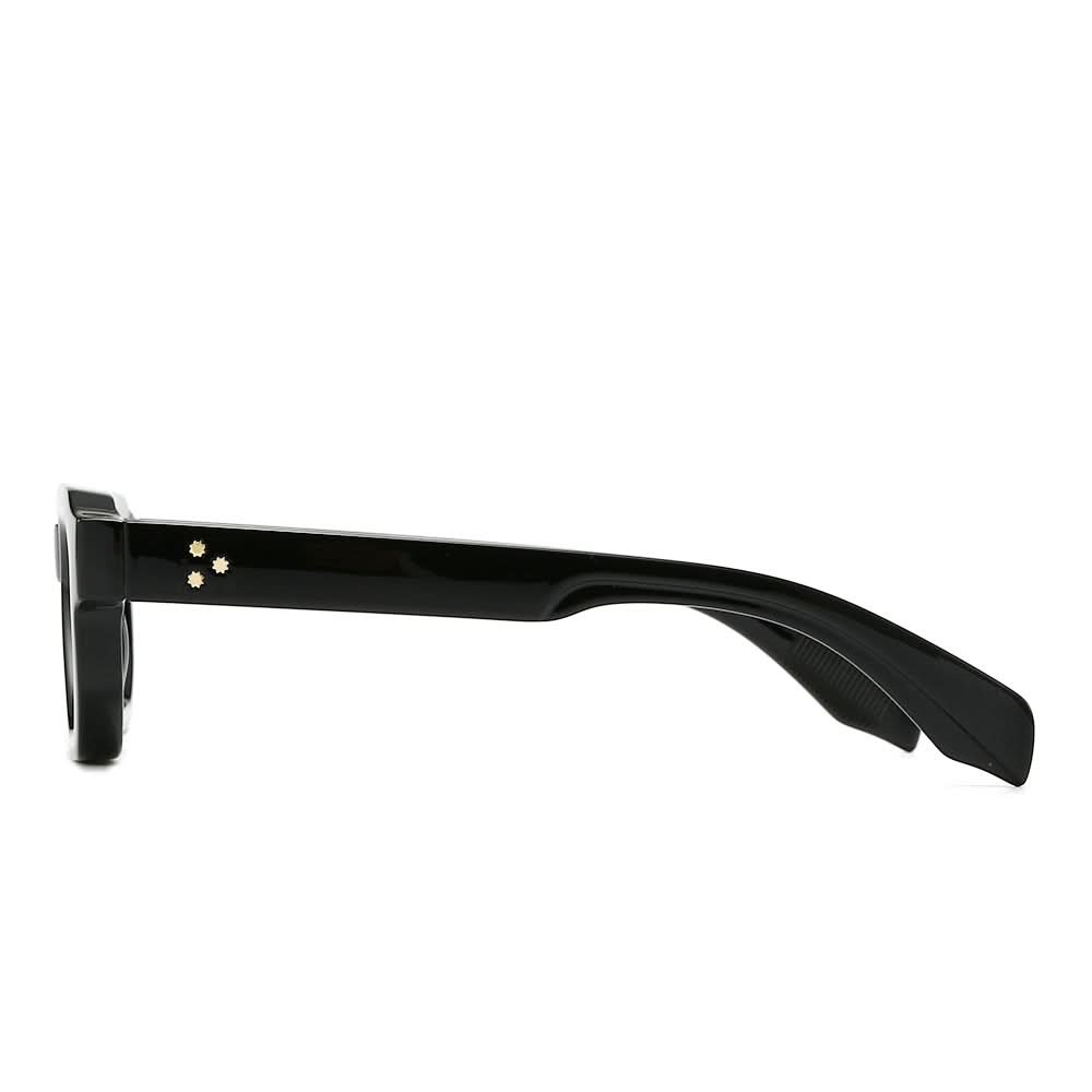 Dollger Acetate Rectangle Full-Rim Tinted Sunglasses