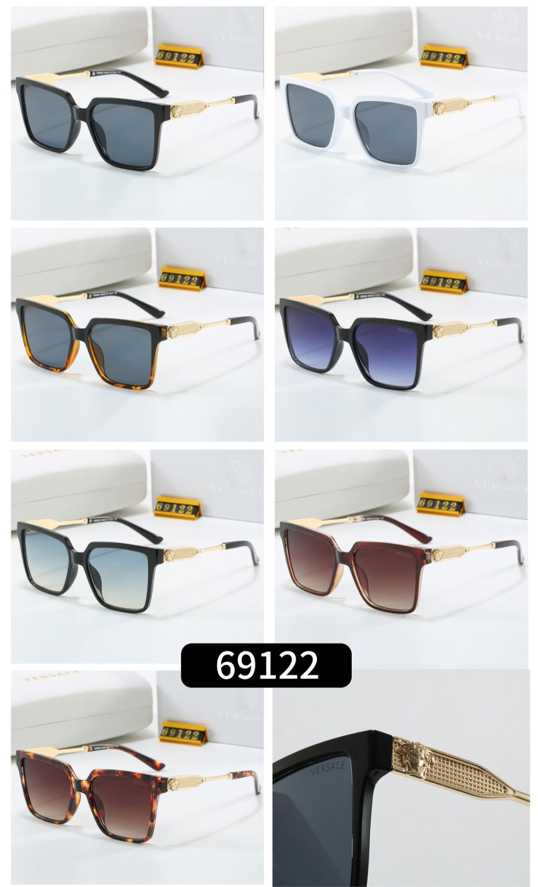 Fashion hot 7 color sunglasses 69122