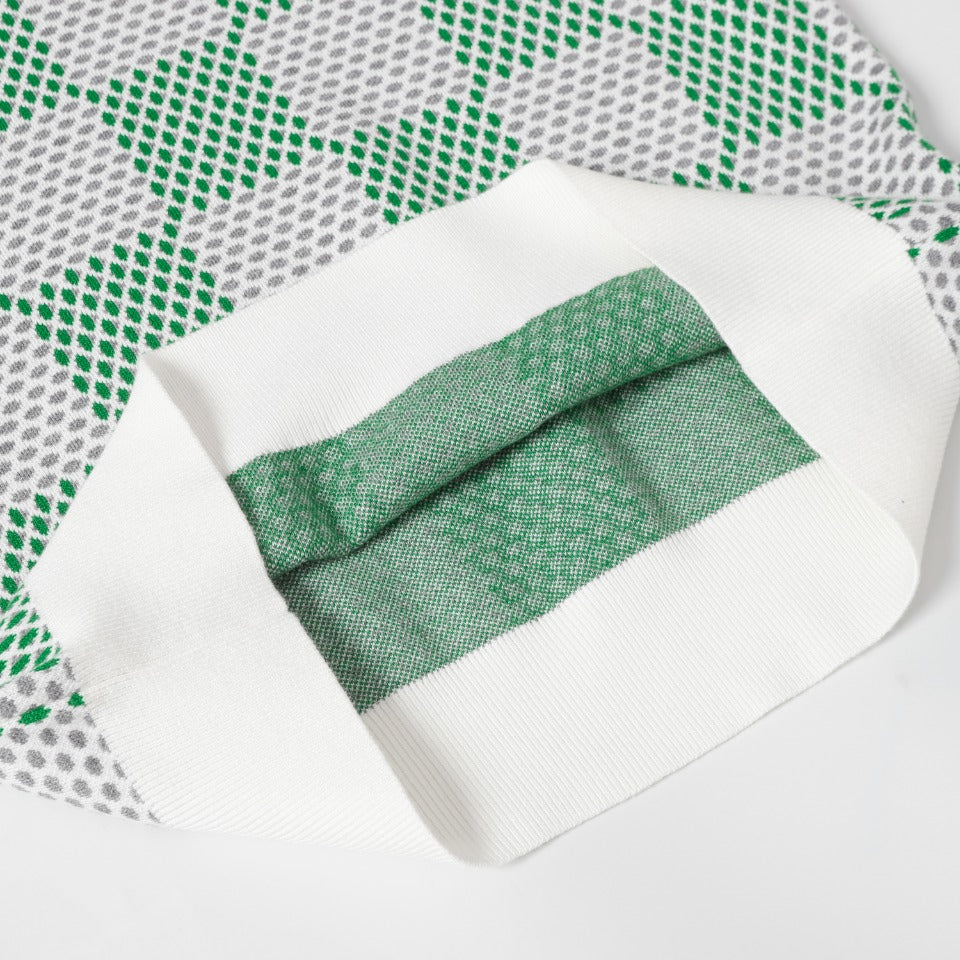 Retro atmosphere round neck autumn and winter loose and lazy feeling thick unisex sweater M801-Green