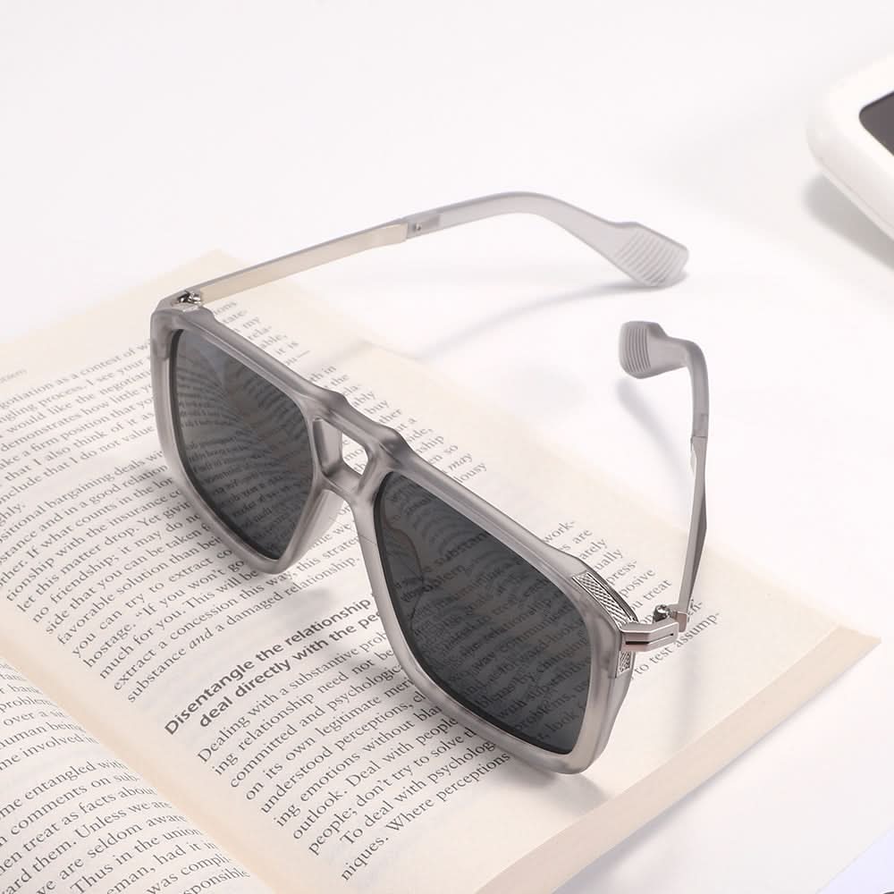 Dollger Vintage Bridge Square Tinted Sunglasses