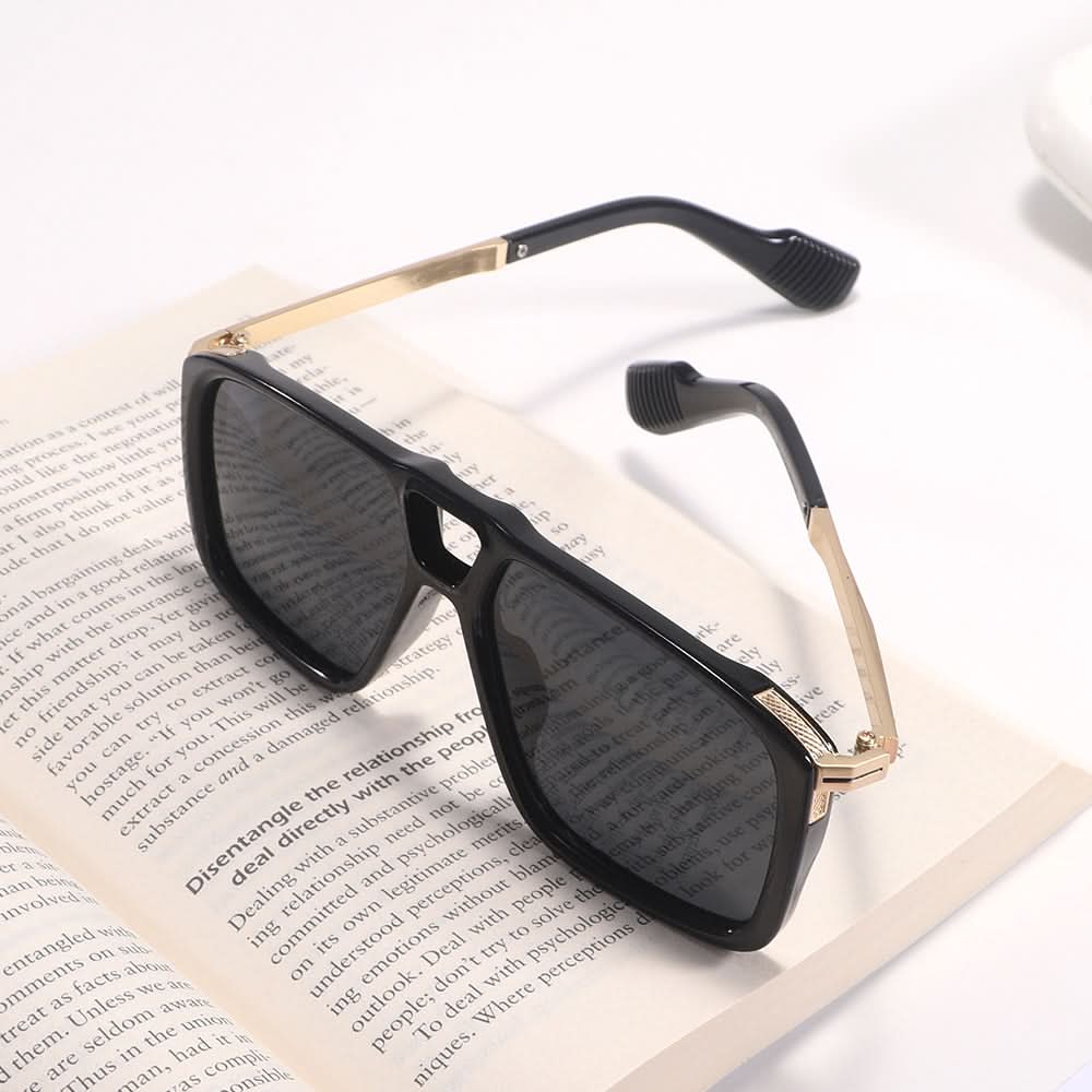 Dollger Vintage Bridge Square Tinted Sunglasses
