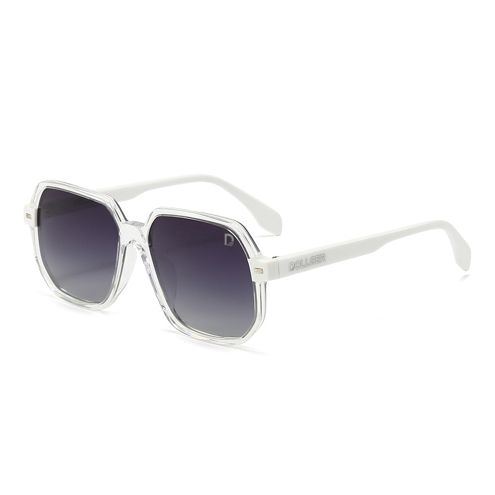 Dollger Hipster Square Full-Rim Sunglasses