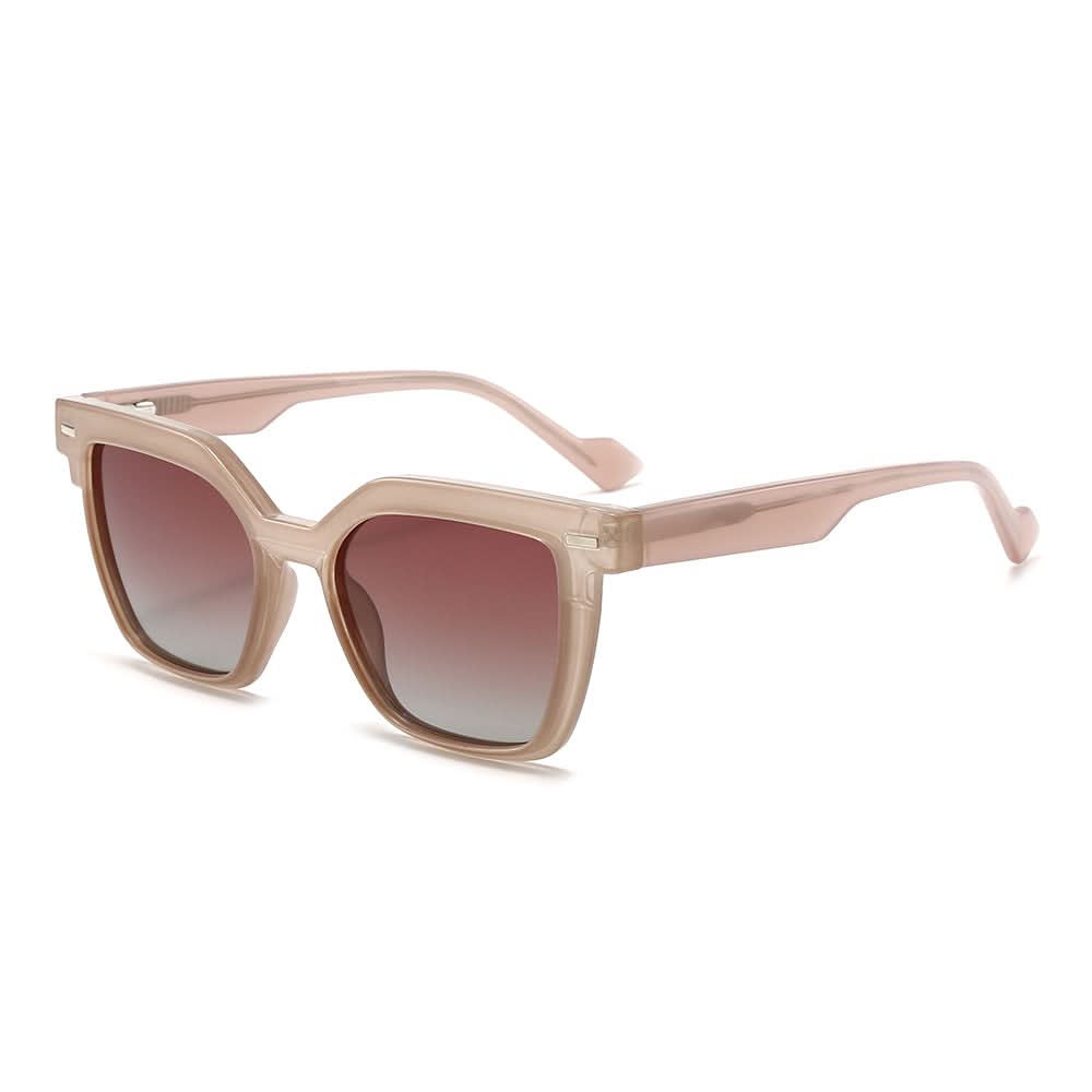 Dollger Wide Thick Square Tinted Sunglasses