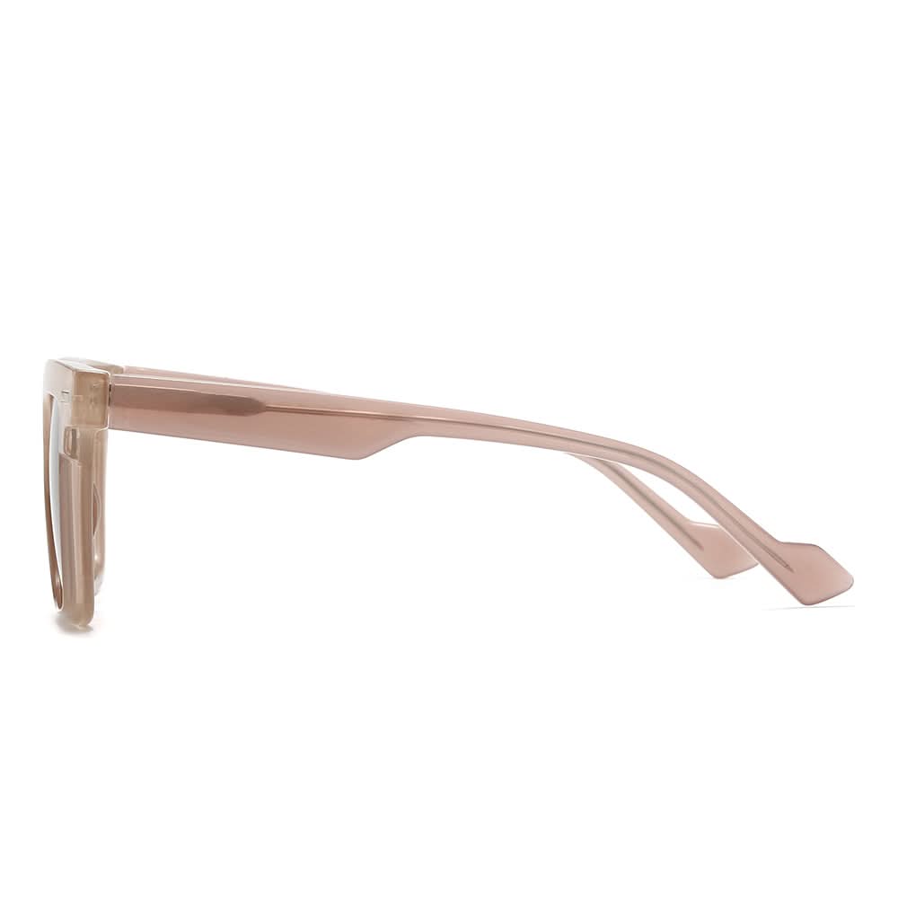 Dollger Wide Thick Square Tinted Sunglasses