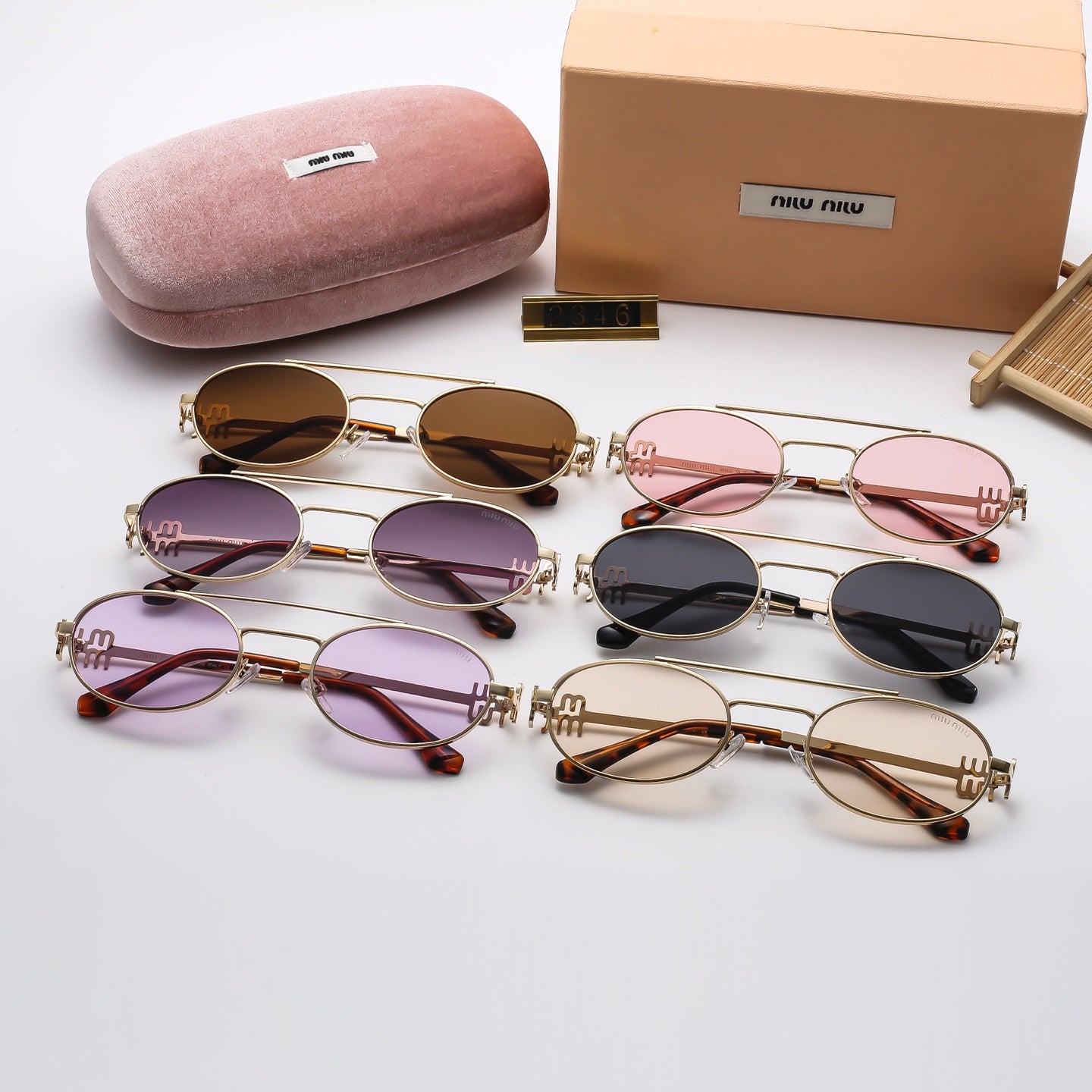 Fashion hot 6 color sunglasses 2346