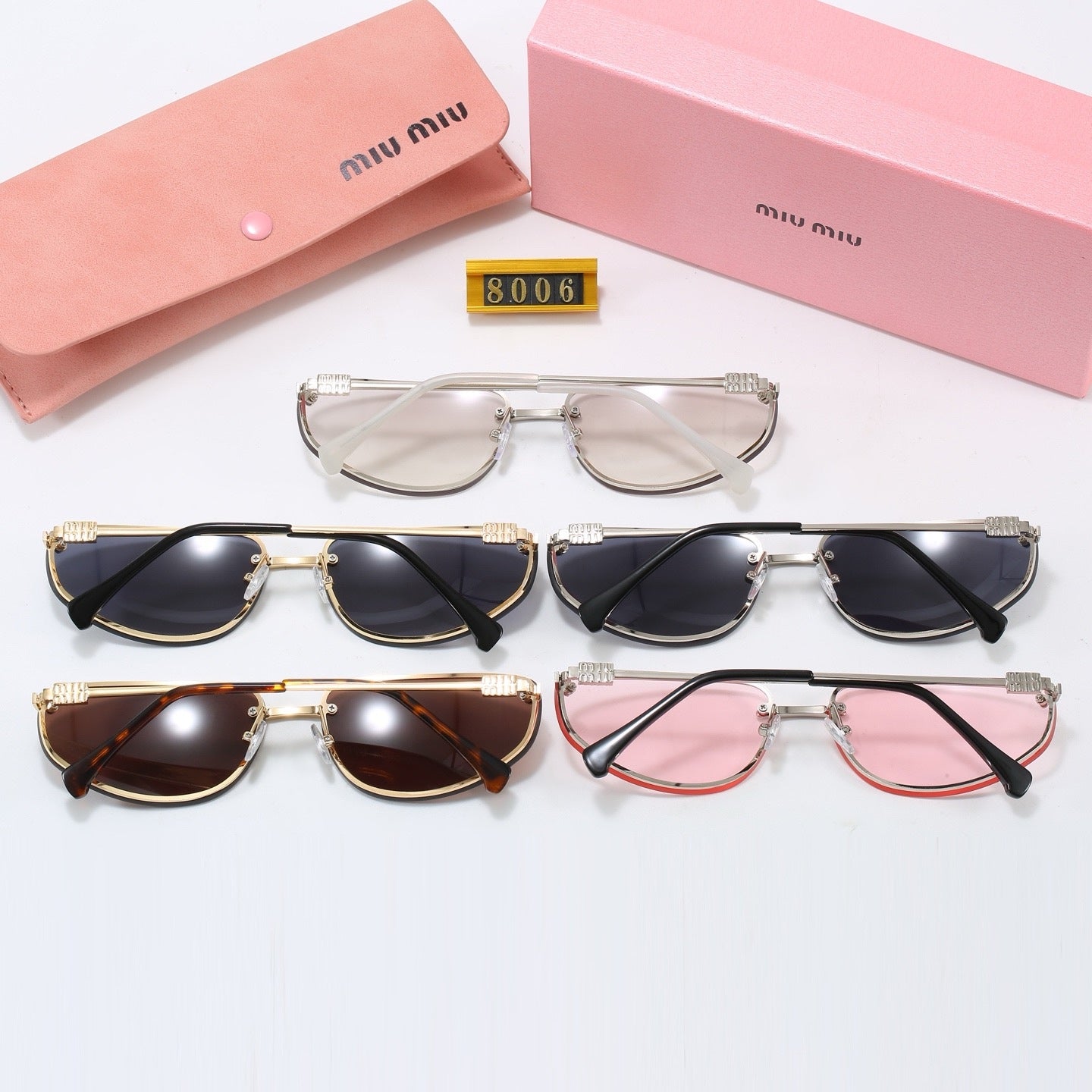 Fashion hot 5 color sunglasses 8006
