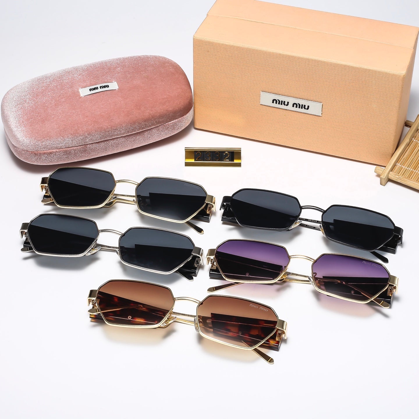 Fashion hot 5 color sunglasses 2332