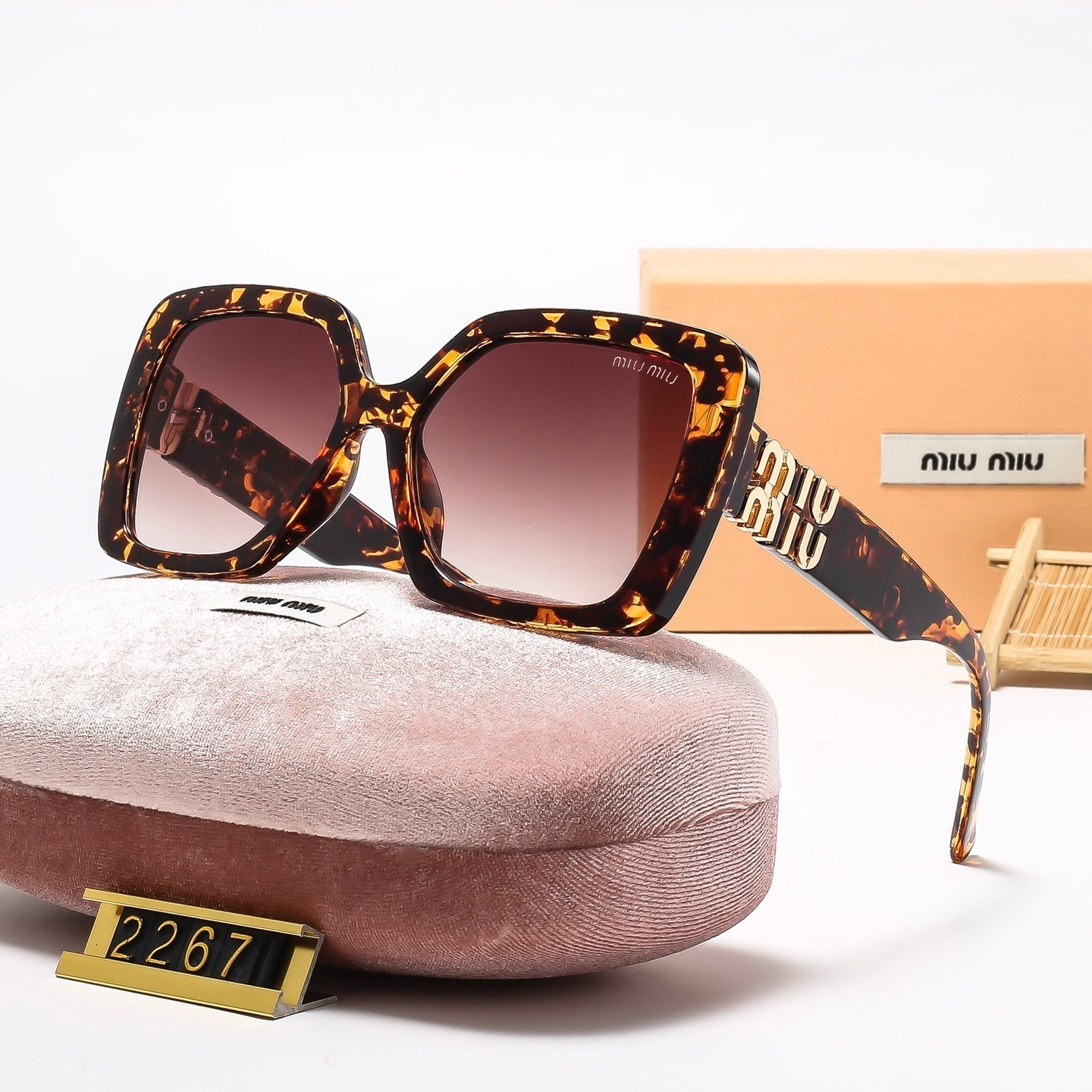Fashion hot 6 color sunglasses 2267