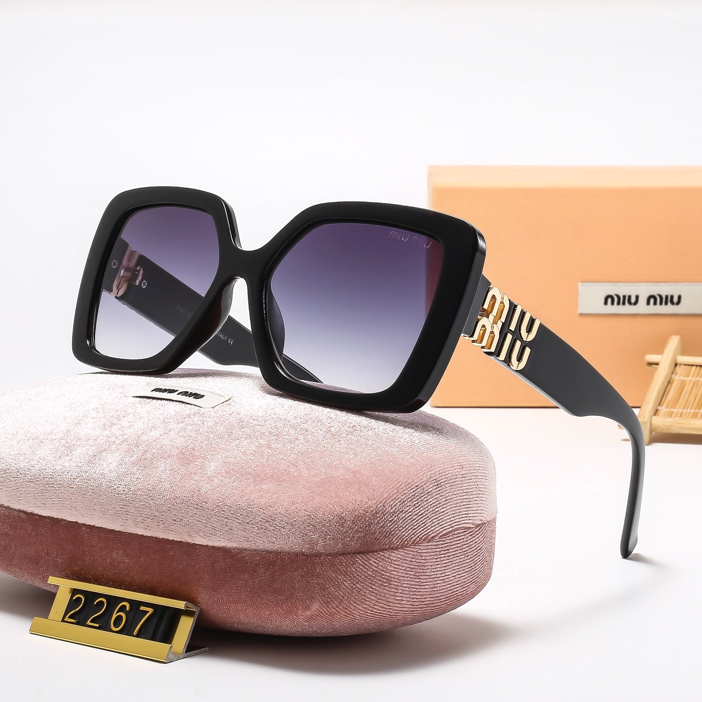 Fashion hot 6 color sunglasses 2267