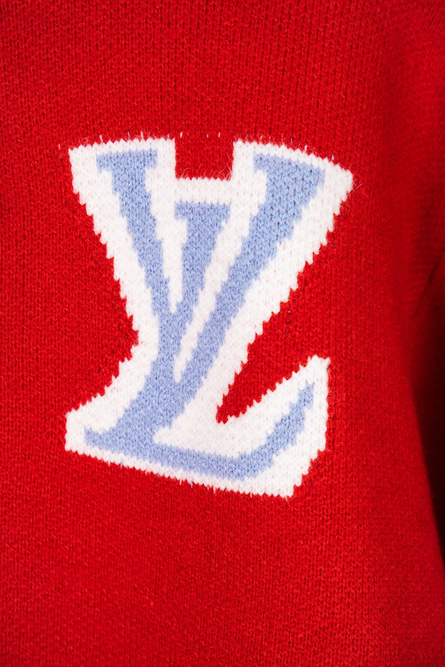 Retro atmosphere round neck autumn and winter loose and lazy feeling thick unisex sweater P205-Red