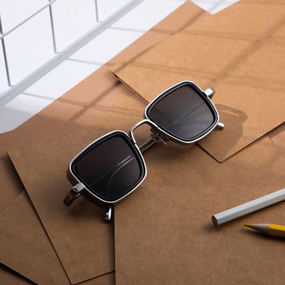 Dollger Metal Square Frame Sunglasses